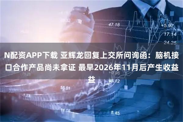 N配资APP下载 亚辉龙回复上交所问询函：脑机接口合作产品尚未拿证 最早2026年11月后产生收益